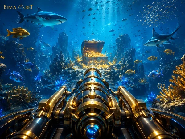 Tampilan permainan Captain Fisher dengan simbol laut kedua